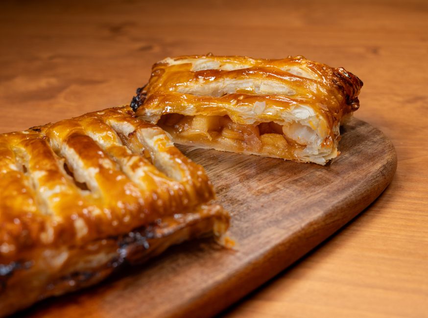 Chaussons aux pommes maison, dorés et bien garnis